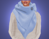Periwinkle Button Scarf