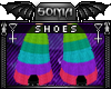 `x: Rave: Boots Rainbow