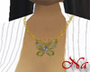 GoldButterfly necklace