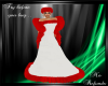 Christmas Gown White Red