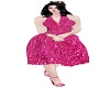 MY Fuschia Glitter Dress