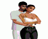dear hugged from behind