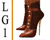 LG1 Brown Stiletto Boots