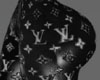 Suede LV Black Leggings