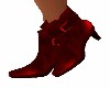 RED BUCKLE BOOTS