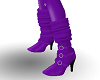 Short Purple Boots
