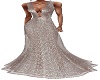 SILVER CHAMPAGNE GOWN