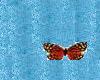 blue butterfly shorts