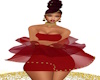 Holiday Red & Gold Dress