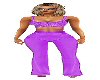 *F Purple RLL Pant Set