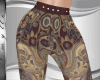 Aztec paisley pants
