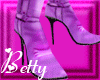 [ABB] Pink leather boots