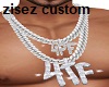 !4PF 4TF Bling necklace