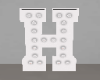 White Letter H Sign