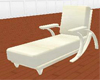 Chaise lounge in creme