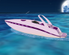 purple speed boat