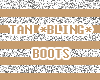 TAN *Bling Bling* Boots