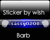 VipSticker sassy0208/blu
