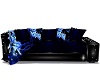 Blue Couch with Poses