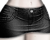 Denim skirt black