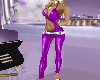 Sexy purple bodysuit