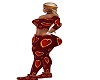 redgold hearts outfit