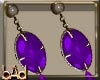 Albion Purple Earrings