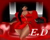 E.D RED SEXY DRESS
