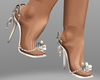 White wedding heels