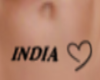 india tattoo belly [M]