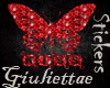  [G] Butterfly red kiss