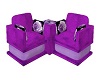 Purple Corner Chairs