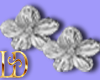 SILVER FLOWER EARRING