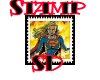 super girl stamp