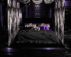 Purple and Black Bed