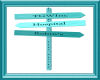 Directional Sign 1 Teal