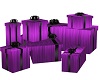 large purple &black gift