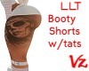 LLT Booty Sh. Wht Tats