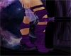 Purple Wrap Boots