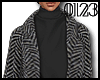 *0123* Long Tweed Coat