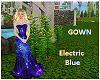 Gown Electric Blue