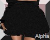 AO~Black Suede Skirt