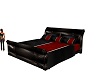 Red/ Black Poseless Bed