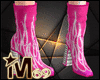Barbie Pink Flames Boots