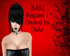 [SAK] Request 1 Owned By