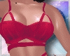 n.k strappy red lingerie