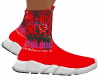 Red Socks Sneakers