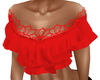 Red Sexy Frilly Top