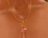 heart D alphbet necklace