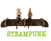 steampunk pipe bench